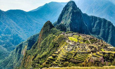 Machu picchu görünümü