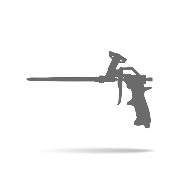 Ícone de arma de espuma — Vetor de Stock