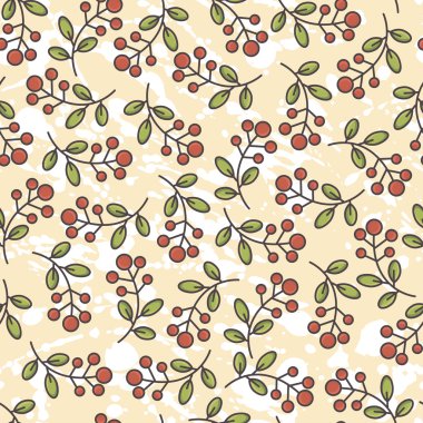 İhale twigs Dikişsiz desen koleksiyonu