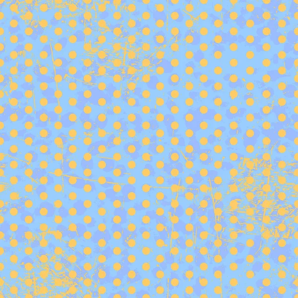 Ošuntělý polka dot bezešvá textura — Stock fotografie zdarma