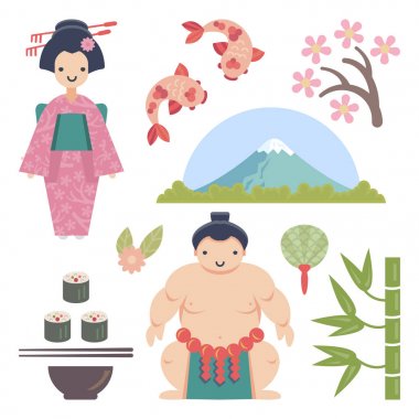 Japon vektör toplama 