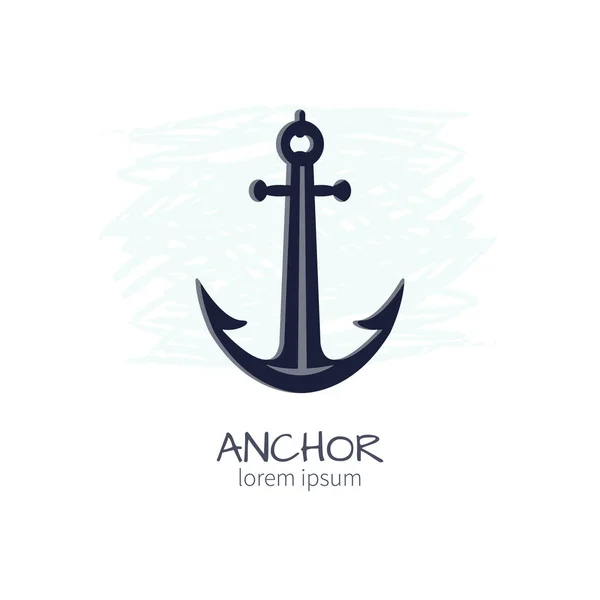 Vector Illustration of Anchor. — Stock Vector