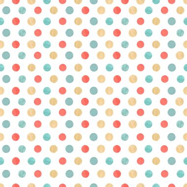 suluboya polka dot seamless modeli.