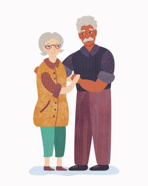 üst düzey çift ayakta birlikte