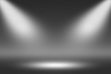 Siyah arka plan - koyu Oda fotoğrafçı Studio üzerinde ürün Showscase projektör