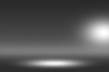 Siyah arka plan - koyu Oda fotoğrafçı Studio üzerinde ürün Showscase projektör