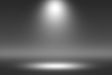 Siyah arka plan - koyu Oda fotoğrafçı Studio üzerinde ürün Showscase projektör