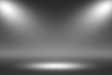 Siyah arka plan - koyu Oda fotoğrafçı Studio üzerinde ürün Showscase projektör