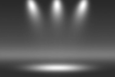 Siyah arka plan - koyu Oda fotoğrafçı Studio üzerinde ürün Showscase projektör