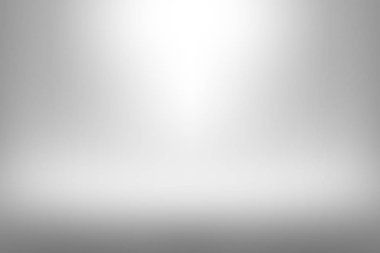 Sisli arka plan - yumuşak ve belirsiz sonsuz beyaz zemin üzerinde ürün Showscase projektör