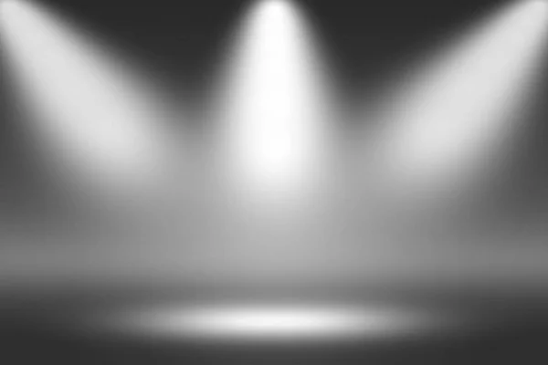 Produktshowscase Scheinwerfer auf schwarzem Hintergrund - Dunkelraum-Fotostudio — Stockfoto
