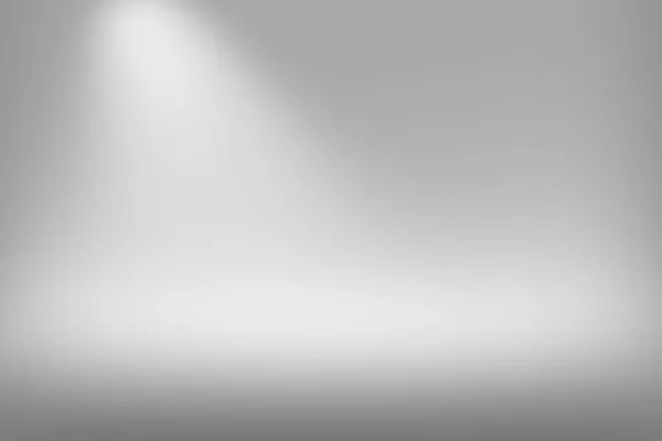 안개 배경-부드럽고 퍼지 무한 흰색 바닥에 제품 Showscase 스포트 라이트 — 스톡 사진