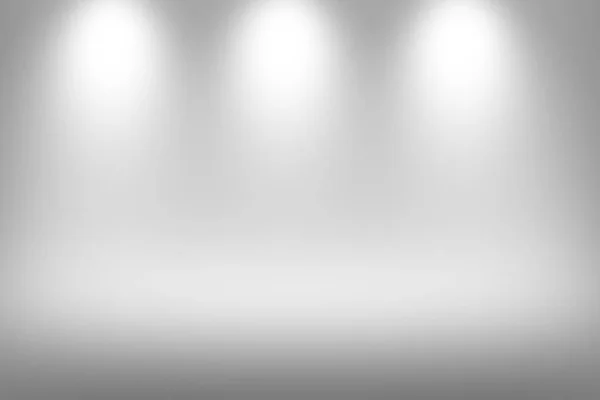 Продукт Виставковий прожектор на тлі туманності м'яка і нечітка нескінченна біла підлога — стокове фото