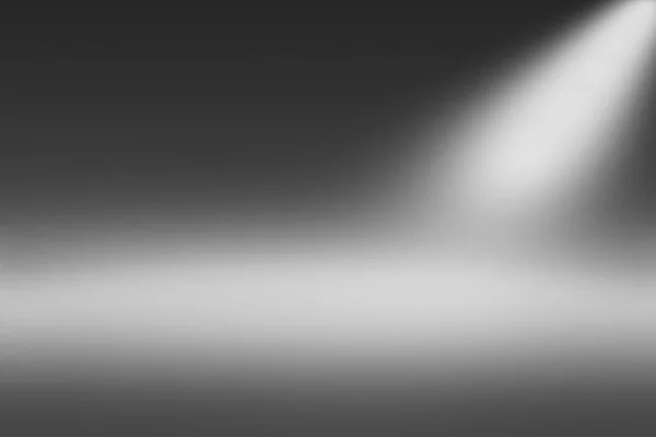 Produto Showscase Spotlight fundo - Foggy Infinito escuro Horizon Floor — Fotografia de Stock