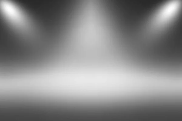 Продукт Виставковий прожектор фон туманний нескінченний темний горизонт підлога — стокове фото
