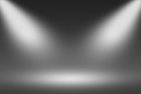 Product Showscase Spotlight on Black Background - Fuzzy Infinite Dark Floor