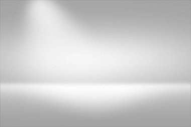 Ürün Showscase Spot arka plan - net ve açık sonsuz ufuk beyaz zemin