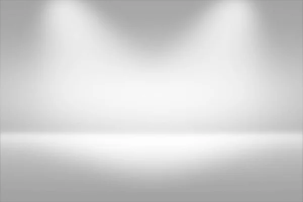 Produto Showscase Spotlight fundo - Crisp e claro Infinito Horizon piso branco — Fotografia de Stock