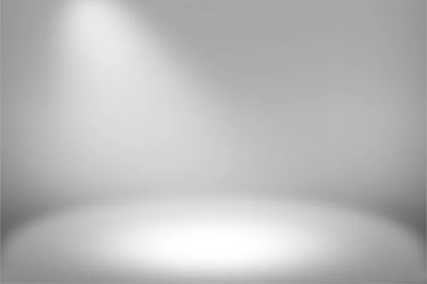 Product Showscase Spotlight achtergrond - witte duidelijk fotograaf Studio in ronde cilindrische Platform — Stockfoto