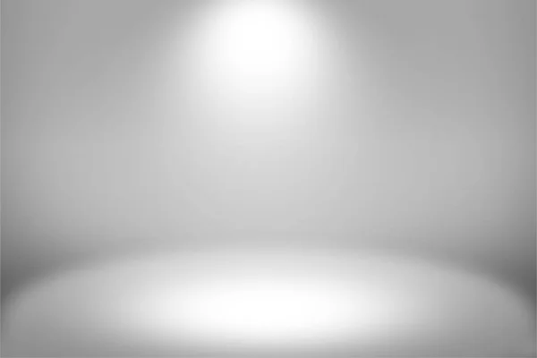 제품 스포트 라이트 Showscase 배경-둥근 원통형 플랫폼에 백색 명확한 사진 스튜디오 — 스톡 사진
