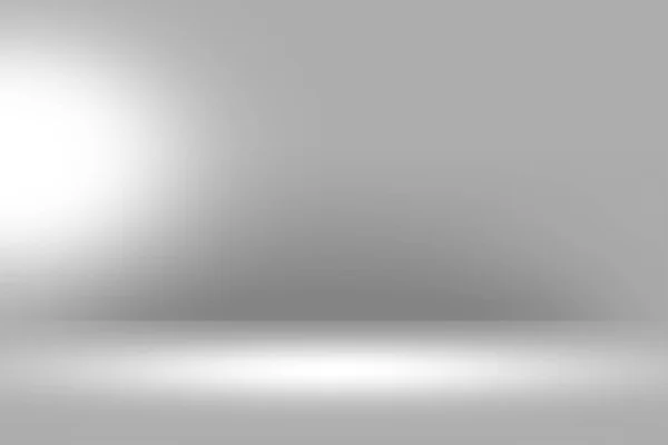 Produto Showscase Spotlight fundo - Crisp e claro Infinito piso branco — Fotografia de Stock
