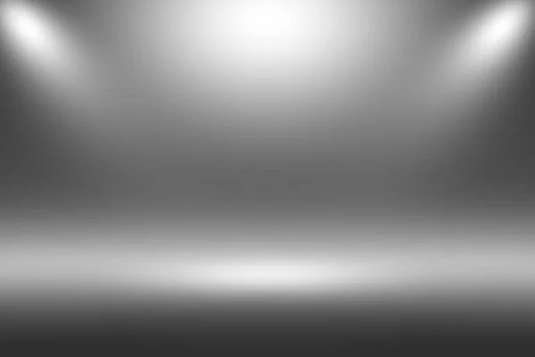Produkt Showscase Spotlight tło, Mystic mglisty nieskończony horyzont ciemne podłogi — Zdjęcie stockowe