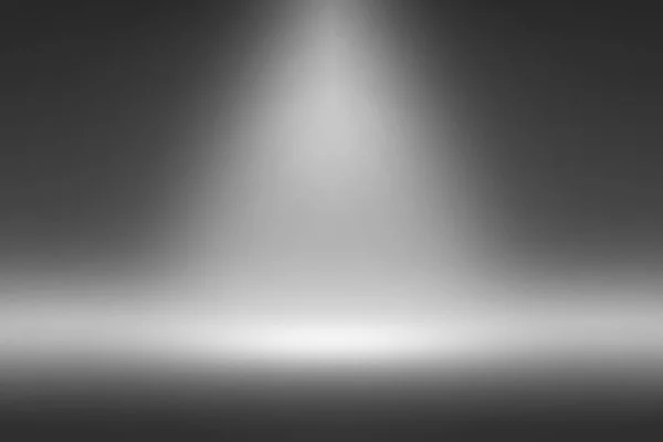产品 Showscase 聚光灯下背景，神秘的雾的无限的黑暗的地平线地板 — 图库照片