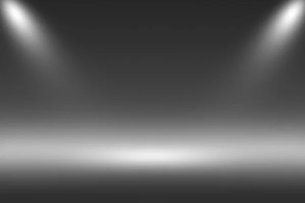 Product Showscase Spotlight Background, Mystic Foggy Infinite Dark Horizon Floor — Stock Photo, Image
