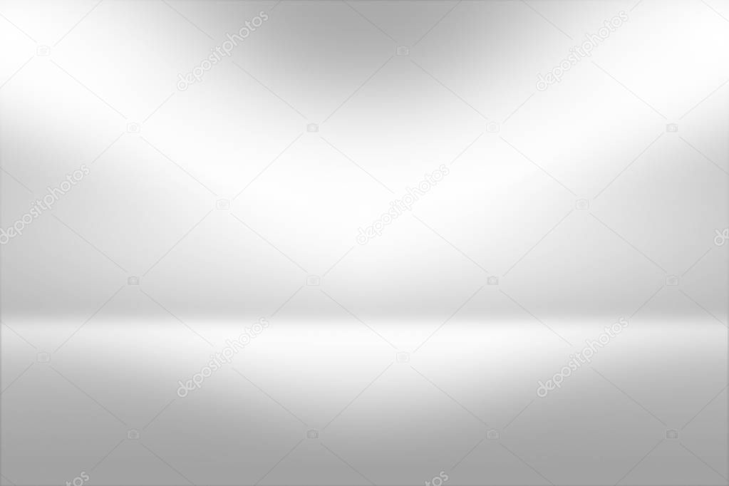 Product Showscase Spotlight Background - Crisp and Clear Infinite Horizon White Floor