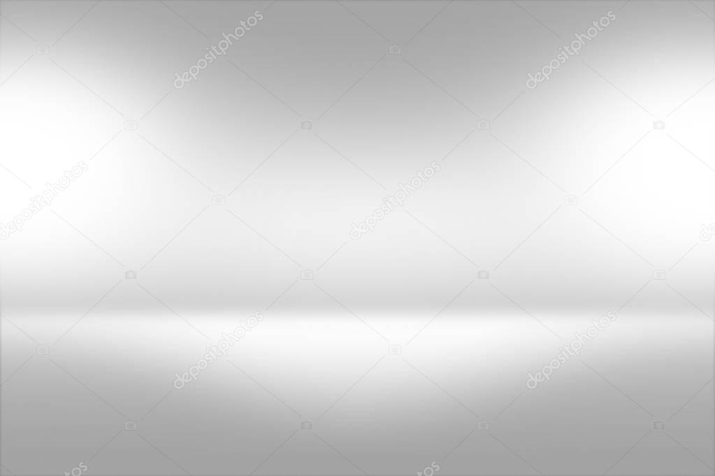 Product Showscase Spotlight Background - Crisp and Clear Infinite Horizon White Floor