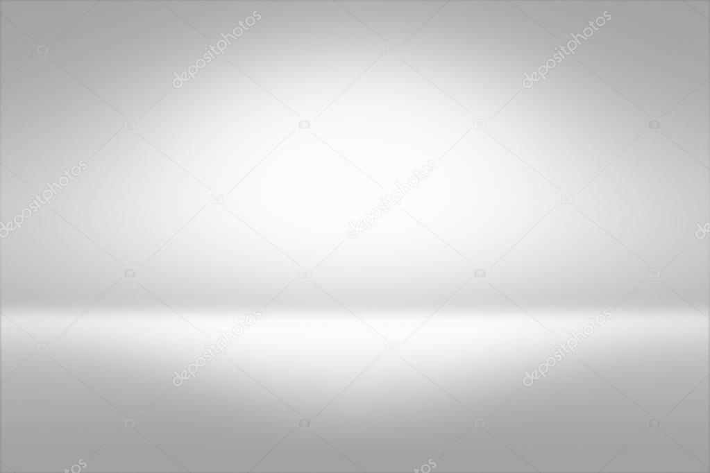 Product Showscase Spotlight Background - Crisp and Clear Infinite Horizon White Floor