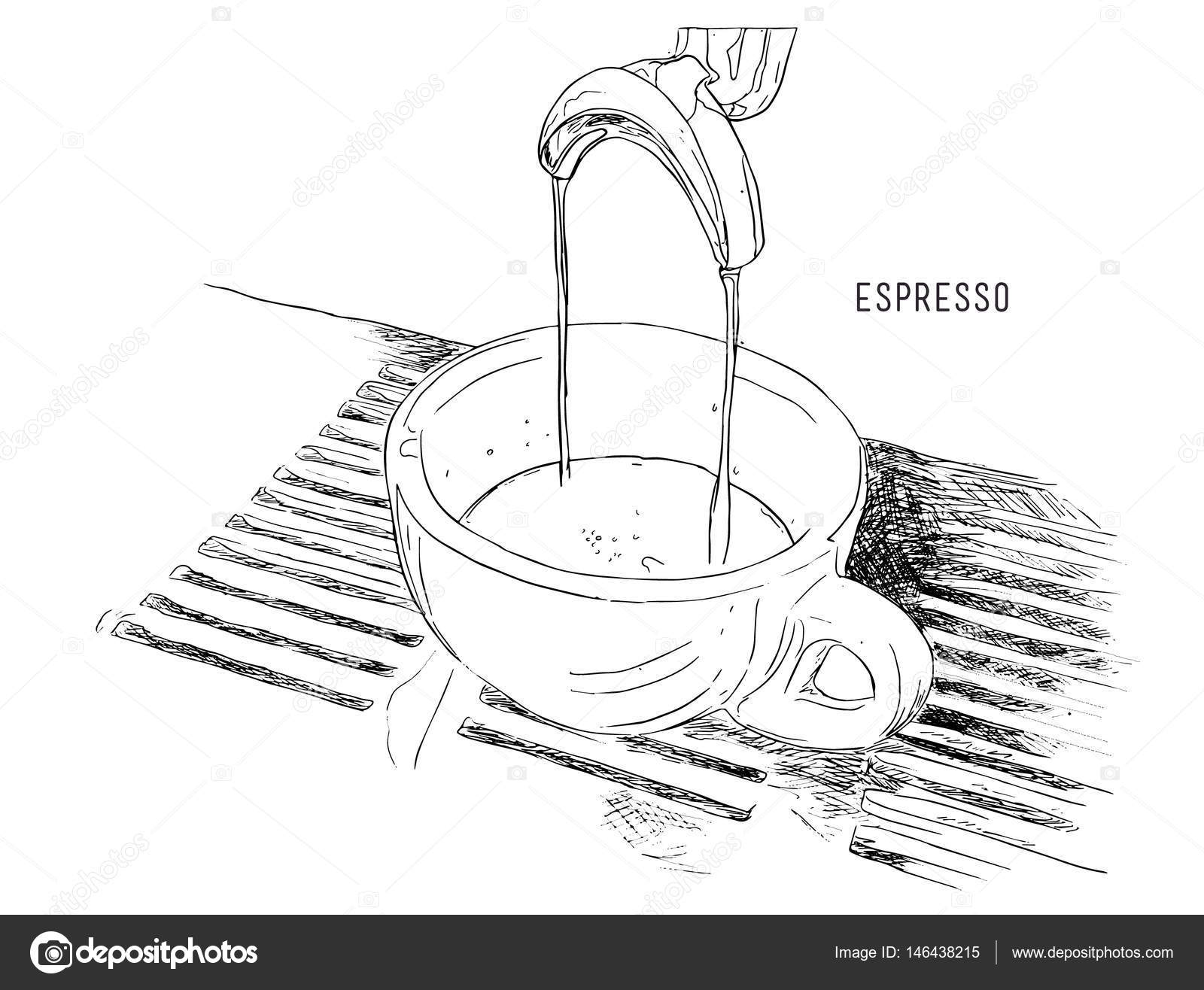 Espresso Machine Brewing Vector Double Shot Hand Drawn Sketch Line Art By Kirpmunhotmail Espresso Machine Brewing Vector Double Shot Hand Drawn Sketch Line Art By Kirpmunhotmail