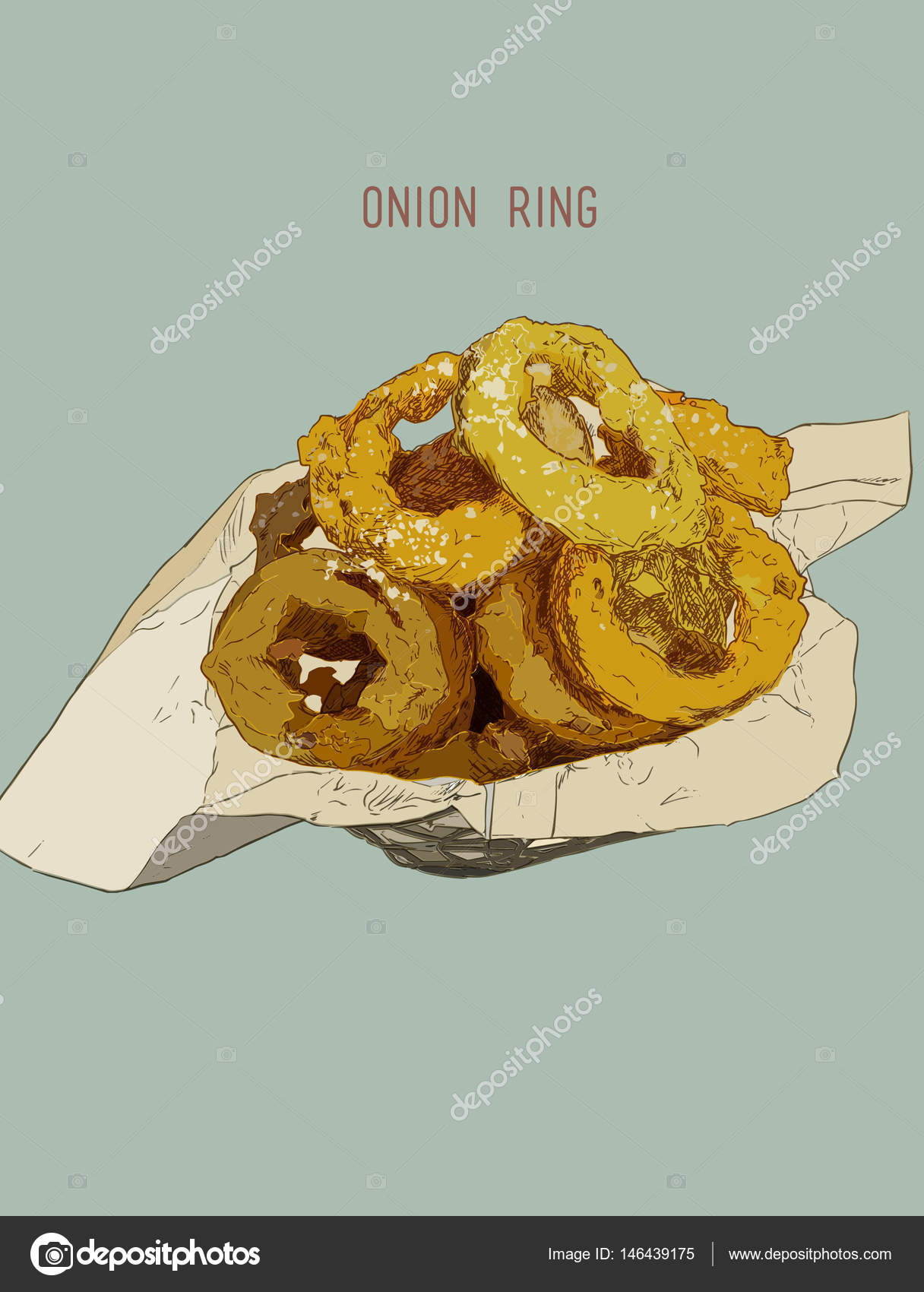 Whole unpeeled, half and onion rings. 5266139 Vector Art at Vecteezy