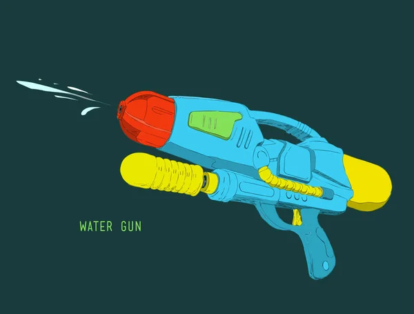 Vector hand getrokken schets voor Songkran festival in Thailand. — Stockvector