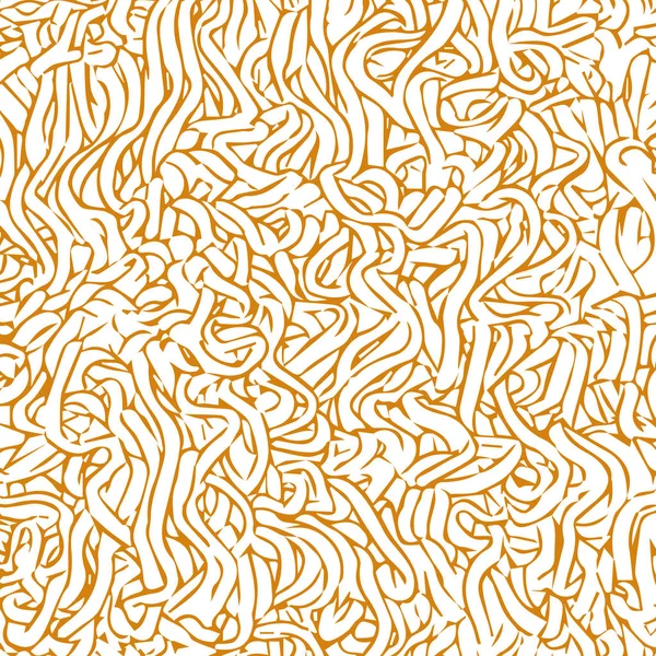 Instant noodle texture pattern, sketch vector. — Stock Vector