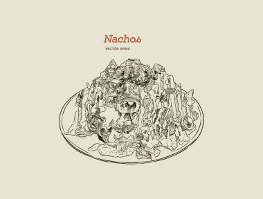 Gıda kroki çizimi - Na izole ayrıntı Vintage el çekilmiş