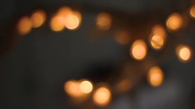 Soyut dairesel bokeh arka planını trafik ışıkları