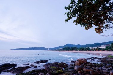 gün batımı ile güzel manzara 