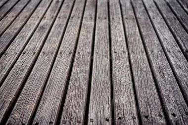 Ahşap güverte duvar.