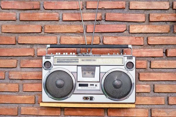 Gammaldags retro radio — Stockfoto