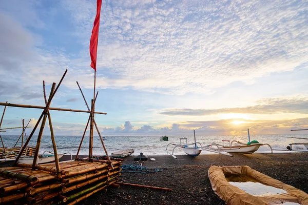 Indonesische vissersboten — Stockfoto