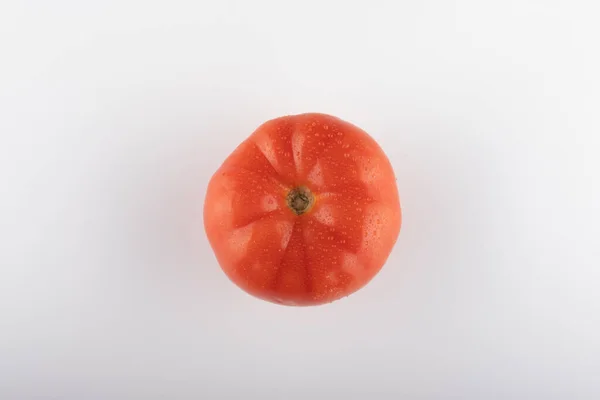 成熟的新鲜樱桃西红柿 白色背景 — 图库照片