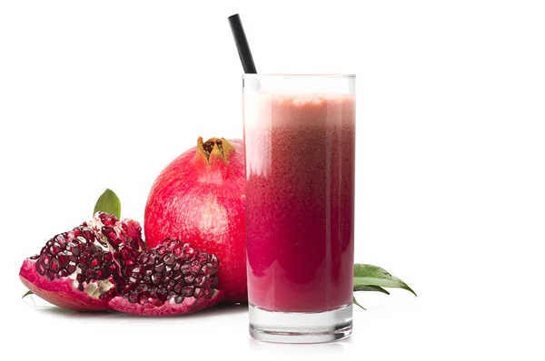 Succo di melograno frutta — Foto Stock