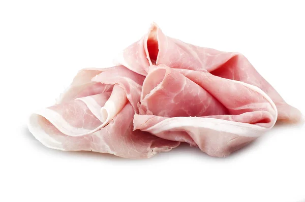 Italiaanse varkensvlees ham segmenten — Stockfoto