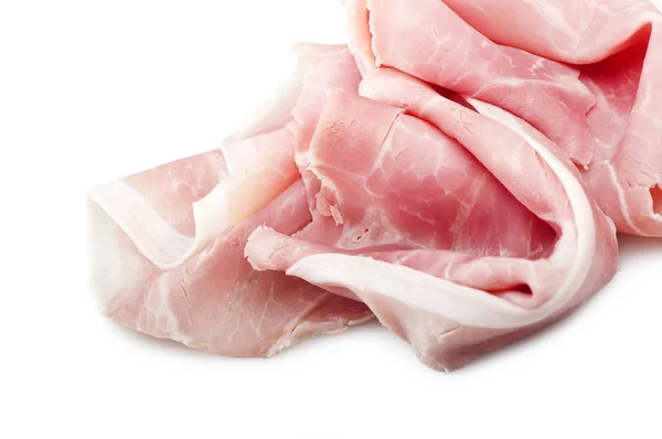 Fatias de presunto de porco italiano — Fotografia de Stock