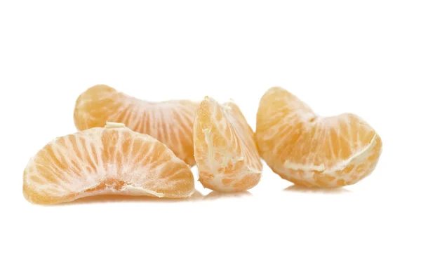 Tangerine fruit with leaves — Stock Photo, Image