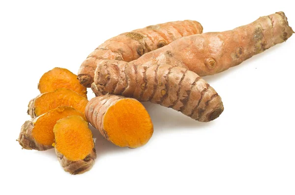 Poussières de curcuma moulu — Photo