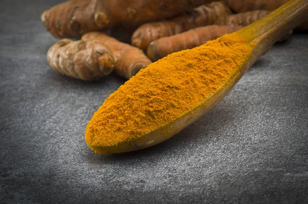 dust of ground turmeric