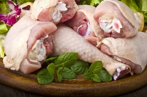 Pollo fresco senza pelle — Foto Stock