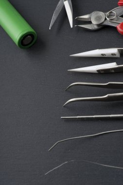 Ekipman elektronik sigara hakkında yakın çekim